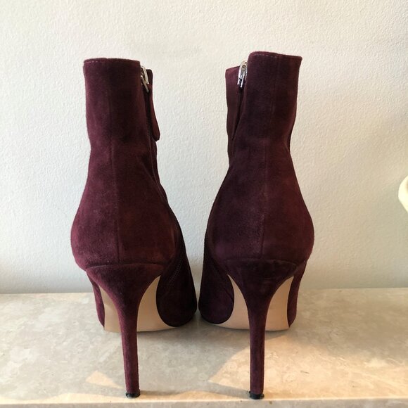 REISS Mirna Suede Heeled Pointed Toe Ankle Boots/Booties Size 39 - Picture 6 of 13